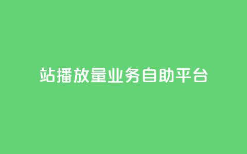 b站播放量业务自助平台 - B站自助平台助力视频播放量提升! 第1张 b站播放量业务自助平台 - B站自助平台助力视频播放量提升! 第1张
