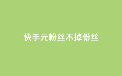 快手1元3000粉丝不掉粉丝 - 快手粉丝增长神器，1元即可获得3000真实粉丝	，持久稳定！~  第1张