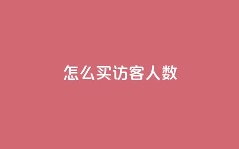 qq怎么买访客人数 - 如何购买QQ网站访客数量! 第1张 qq怎么买访客人数 - 如何购买QQ网站访客数量! 第1张