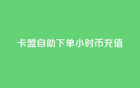 卡盟自助下单24小时q币充值 - 自助24小时Q币充值服务，轻松卡盟下单!  第1张