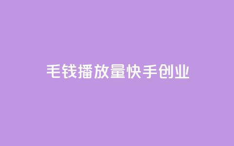 1毛钱10000播放量快手创业 - 1毛钱赚取10000播放量的快手创业秘籍! 第1张 1毛钱10000播放量快手创业 - 1毛钱赚取10000播放量的快手创业秘籍! 第1张