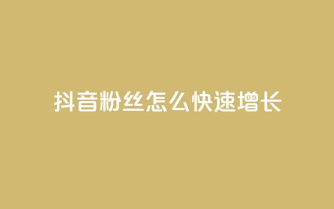 抖音粉丝怎么快速增长 - 如何快速增加抖音粉丝数量! 第1张 抖音粉丝怎么快速增长 - 如何快速增加抖音粉丝数量! 第1张