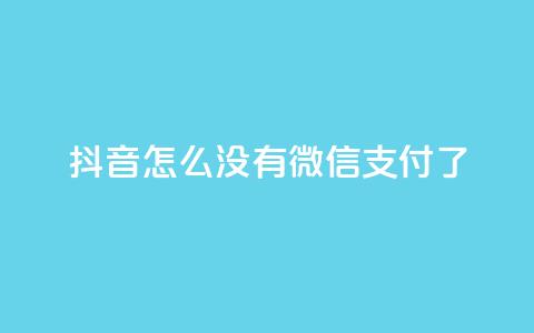 抖音怎么没有微信支付了,全网最低价业务平台快手业务 - 快手刷热门软件免费 抖音如何关闭点赞 第1张 抖音怎么没有微信支付了,全网最低价业务平台快手业务 - 快手刷热门软件免费 抖音如何关闭点赞 第1张