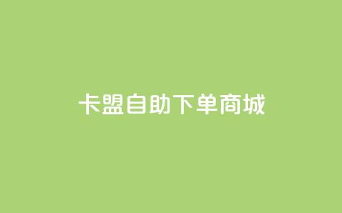 卡盟24h自助下单商城 - 24小时自助下单商城卡盟服务，快速便捷购物!  第1张