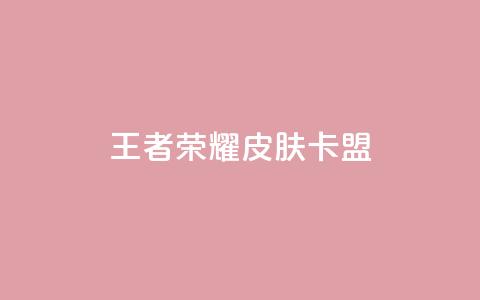 王者荣耀皮肤卡盟 - 王者荣耀皮肤卡盟	，让你畅享丰富多彩的英雄皮肤世界~  第1张