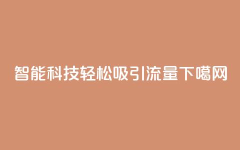 智能科技轻松吸引流量  第1张