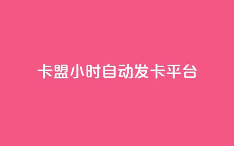 卡盟24小时自动发卡平台 - 24小时自动发卡平台-卡盟快速发卡! 第1张 卡盟24小时自动发卡平台 - 24小时自动发卡平台-卡盟快速发卡! 第1张