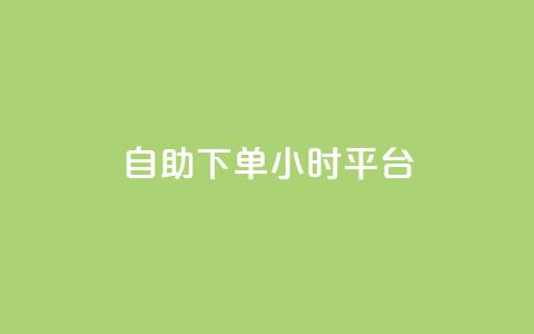 自助下单24小时平台ks - 24小时自助下单平台ks：简单又方便。  第1张