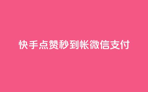 快手点赞秒到帐微信支付,拼多多无限账号下单软件 - qq空间访客量的网站 qq免费名片像素大作战  第1张