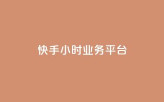 快手24小时业务平台 - 快手业务平台全天候运营即时更新~