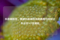 抖音刷粉丝，揭秘抖音刷粉丝的真相与风险亿乐社区SUP货源站