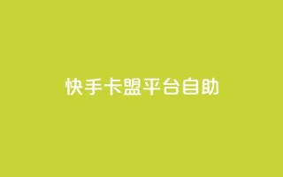 快手卡盟平台自助,子潇网络平台有哪些 - QQ支付平台买赞 - 卡盟最低自助下单官网
