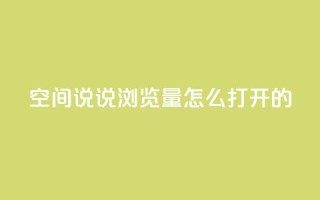 qq空间说说浏览量怎么打开的,ks自助下单便宜 - 拼多多砍价软件代砍平台 - 卡盟自助下单24小时梯子