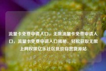 流量卡免费申请入口，无限流量卡免费申请入口，流量卡免费申请入口揭秘，轻松获取无限上网权限亿乐社区低价自营货源站