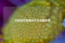抖音创作者服务平台合集管理