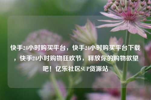 快手24小时购买平台	，快手24小时购买平台下载，快手24小时购物狂欢节，释放你的购物欲望吧！亿乐社区SUP货源站  第1张